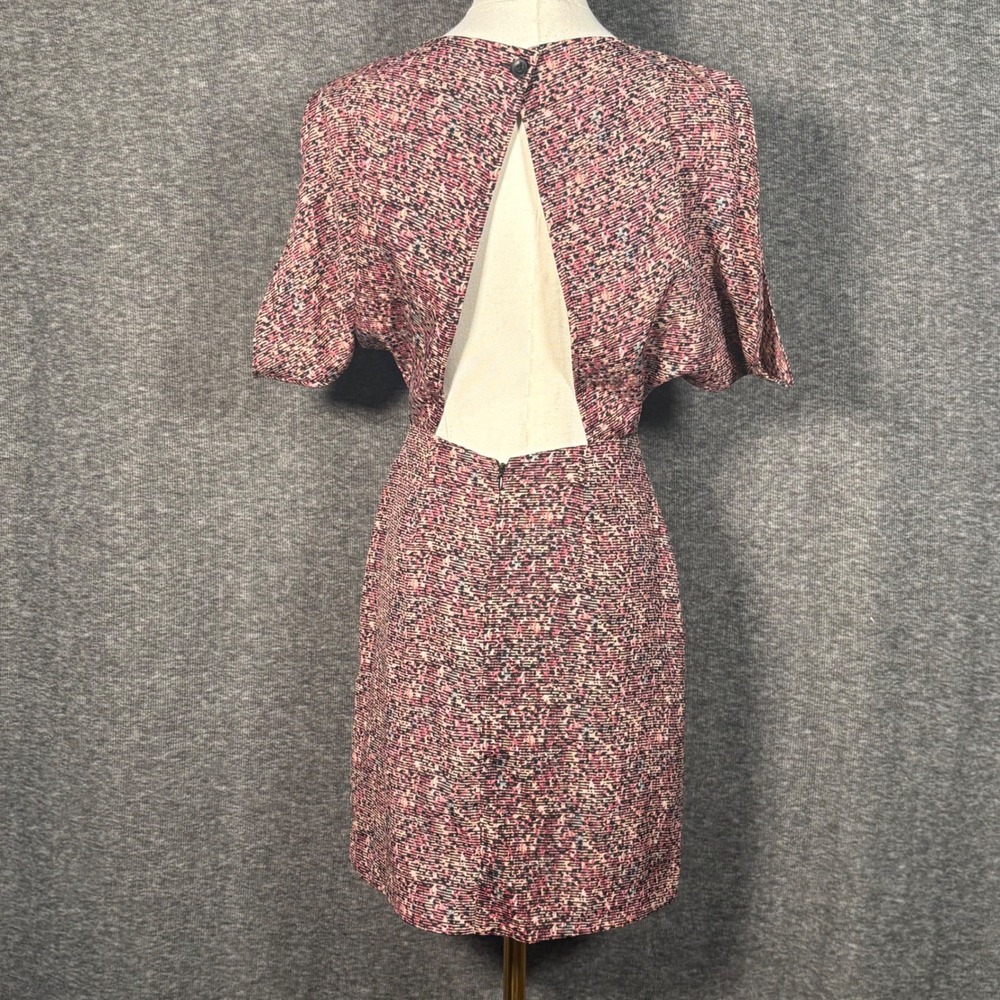 Bcbgeneration Pink Abstract Dash Flutter Sleeve C… - image 5